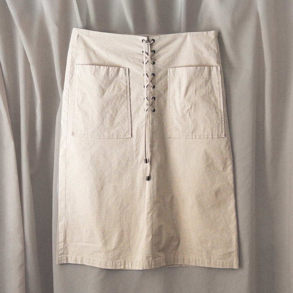 Utilitarian Minimalist Pencil Skirt
